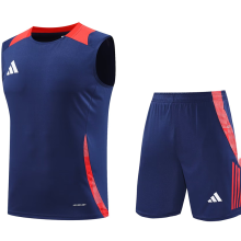 2025 AD~ Sapphire Blue Vest Training Jersey(A Set)