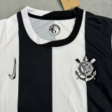 2024/25 Corinthians Third Black WHite Women Soccer Jersey 女