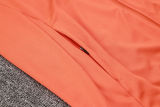 2025 M Utd Orange Kids Jacket Tracksuit