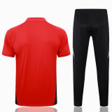 2025 M Utd Red POLO Training Tracksuit