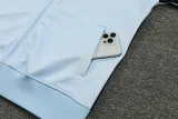 2025 France Light Blue Kids Jacket Tracksuit