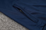 2025 France Sapphire Blue Kids Jacket Tracksuit