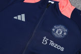 2025 M Utd Sapphire Blue Kids Jacket Tracksuit