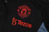 2025 M Utd Black POLO Training Tracksuit
