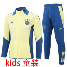 2025 AA Yellow Kids Jacket Tracksuit