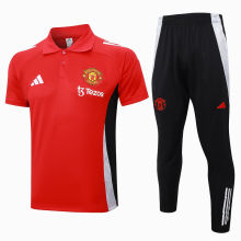 2025 M Utd Red POLO Training Tracksuit