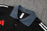 2025 M Utd Black POLO Training Tracksuit