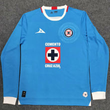 2024/25 Cruz Azul Home Blue Long Sleeve Soccer Jersey