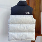 1996 THE N FACE White Vest Cotton Jacket