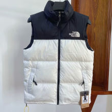 1996 THE N FACE White Vest Cotton Jacket