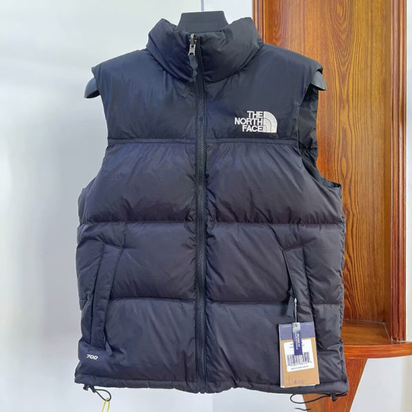1996 THE N FACE Royal Blue Vest Down Jackets
