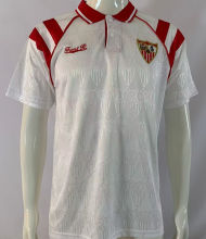 1992/93 Sevilla FC Home White Retro Soccer Jersey