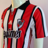 1999/2000 River Plate Red White Retro Soccer Jersey