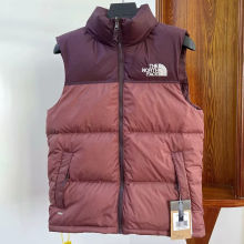 1996 THE N FACE Purple Vest Down Jackets