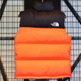 1996 THE N FACE Orange Vest Down Jackets
