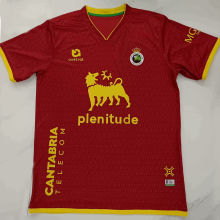 2024/25 Racing Santander Away Red Fans Soccer Jersey 桑坦德竞技