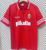1995/96 Zaragoza Away Red Retro Soccer Jersey