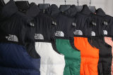 1996 THE N FACE Orange Vest Down Jackets