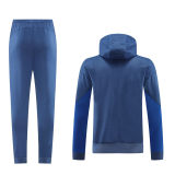 2025 In Milan Light Blue Hoody Zipper Jacket Windbreaker