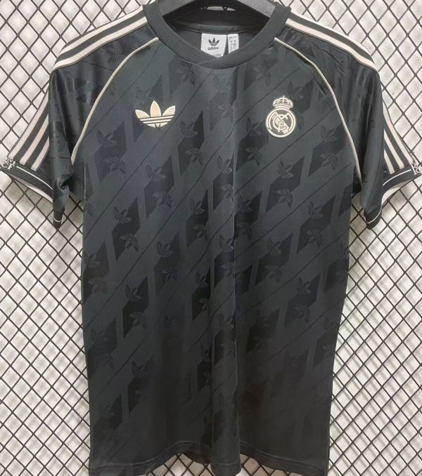 2025 RM Special Edition Black Retro style Soccer Jersey