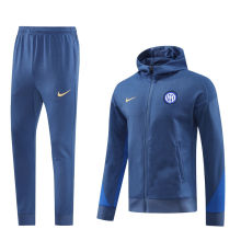 2025 In Milan Light Blue Hoody Zipper Jacket Windbreaker