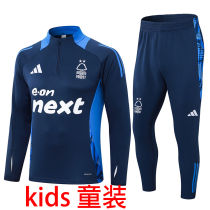 2025 Nottingham Forest Sapphire Blue Kids Sweater Tracksuit