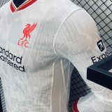 2024/25 LFC Third White Player Version Long Sleeve Soccer Jersey