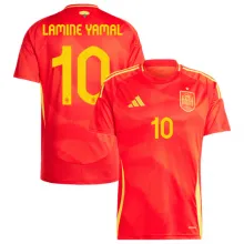 LAMINE YAMAL #10 Spain 1:1 Quality Home Red Fans Jersey 2024/25 ★★
