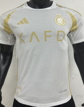 2024/25 Al Nassr Third White Player Version Soccer Jersey