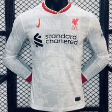 2024/25 LFC Third White Player Version Long Sleeve Soccer Jersey