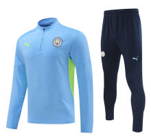 2025 Man City Sky Blue Sweater Tracksuit
