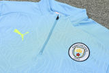 2025 Man City Sky Blue Sweater Tracksuit