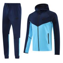 2025 NK~ Blue Hoody Zipper Jacket Windbreaker