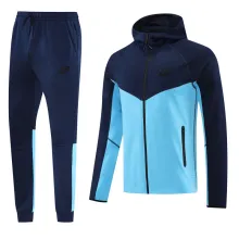 2025 NK~ Blue Hoody Zipper Jacket Windbreaker