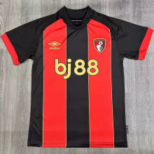 2024/25 Bournemouth Home Fans Soccer Jersey 带胸前广告