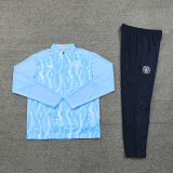2025 Man City Sky Blue Sweater Tracksuit