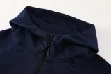 2025 NK~ Blue Hoody Zipper Jacket Windbreaker