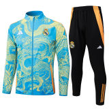 2025 RM Light Blue Jacket Tracksuit （喷墨龙）