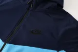 2025 NK~ Blue Hoody Zipper Jacket Windbreaker