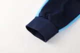2025 NK~ Blue Hoody Zipper Jacket Windbreaker