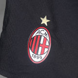 2024/25 AC Milan Black Player Version Shorts Pants 球员版