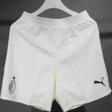 2024/25 AC Milan Away White Player Version Shorts Pants 球员版 黑标
