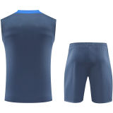 2025 In Milan Blue Vest Training Jersey(A Set)