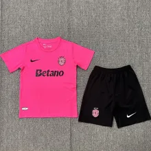 2024/25 Sporting CP Lisbon Pink Kids Jersey里斯本