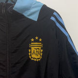 2025 Argentina Black Windbreaker