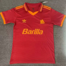 1992/94 Roma Home Red Retro Soccer Jersey