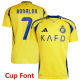 RONALDO #7 Al Nassr Home Yellow Fans Jersey 2024/25 (Cup Font 杯赛字体) ★★