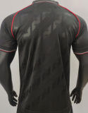 2025 M Utd Black Retro Style Player Version Soccer Jersey