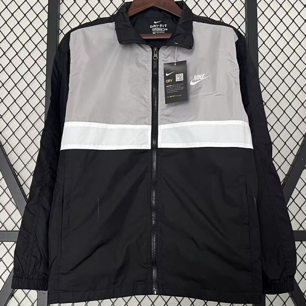 2025 NK~ Black Grey Windbreaker