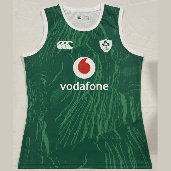 2025 Irish IRFU Home Green Rugby Vest Shirt Ireland爱尔兰